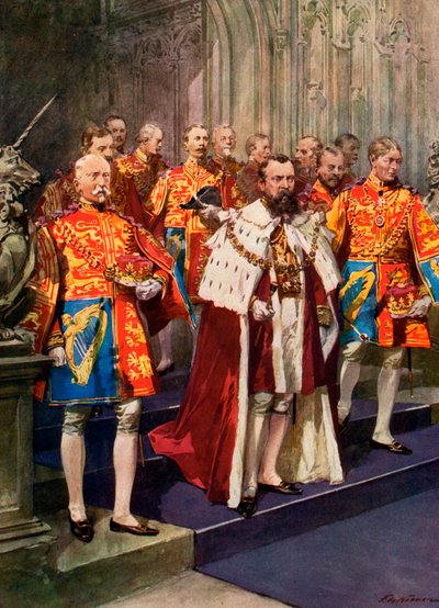 Offiziere des Heroldsamtes, Krönungszeremonie von Frederic de Haenen