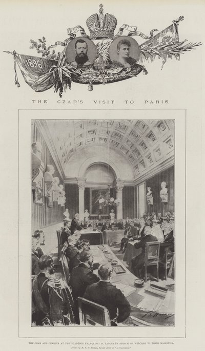 Der Besuch des Zaren in Paris von Frederic de Haenen