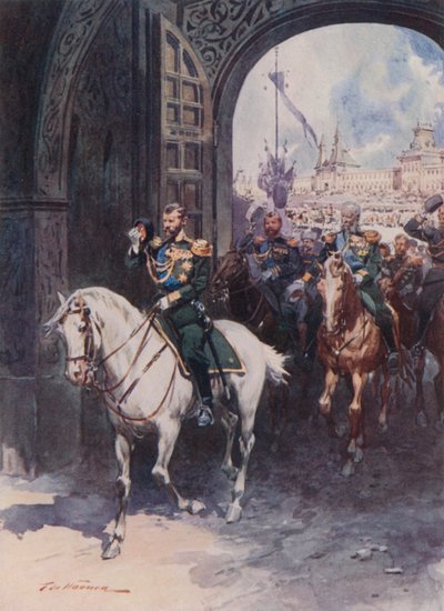 Das Spassky (Erlöser) Tor des Kremls von Frederic de Haenen