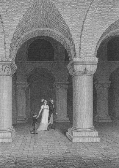 Die Kapelle im Turm, jetzt das Archivbüro, London von Frederick (after) Nash