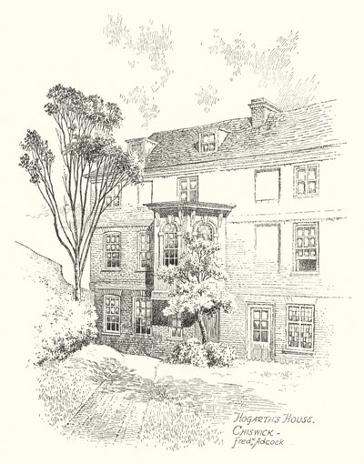 Hogarths Haus, Chiswick von Frederick Adcock