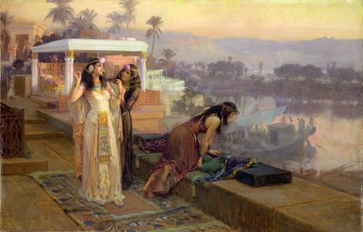 Kleopatra (69-30 v. Chr.) auf den Terrassen von Philae, 1896 von Frederick Arthur Bridgman