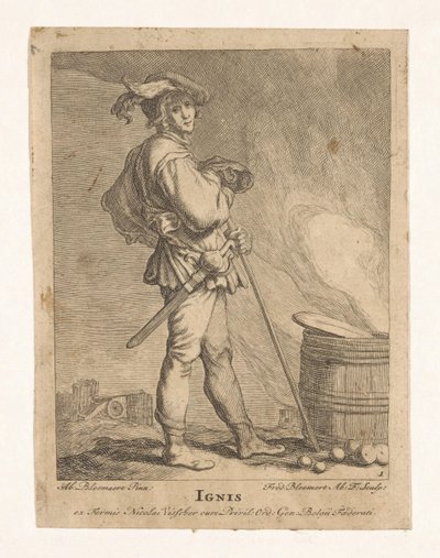 Feuer von Frederick Bloemaert