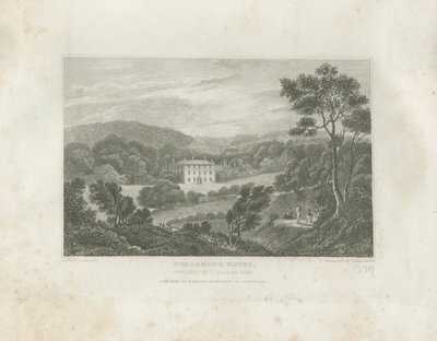 Colton - Bellamour Haus: Gravur, undatiert [ca. 1830] von Frederick Calvert
