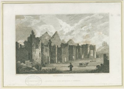 Tutbury Schloss - Schloss-Hof von Frederick Calvert
