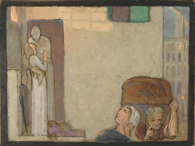 Studie für Der Abschied, ca. 1907 von Frederick Cayley Robinson