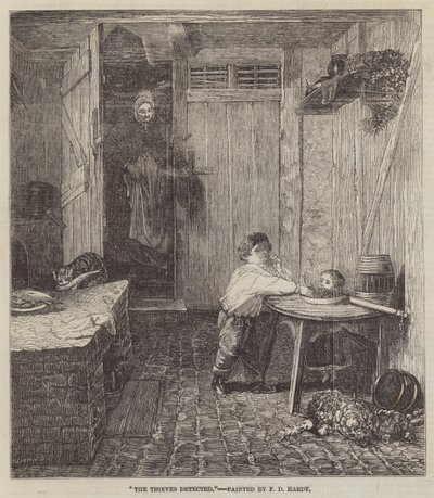 Die Diebe entdeckt von Frederick Daniel Hardy