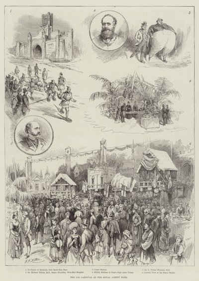 Der Eiskarneval in der Royal Albert Hall von Frederick George Kitton