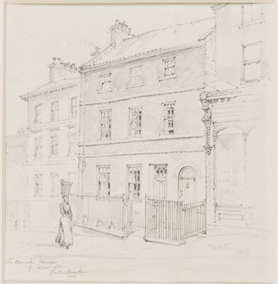 Thomas Bewicks Haus, West St., Gateshead von Frederick George Kitton