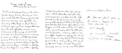 Brief von Admiral Lord Nelson an Lady Hamilton, 1805 1865 von Frederick George Netherclift