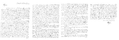 Brief von Samuel Pepys an John Jackson, Esq, 1700, 1865 von Frederick George Netherclift