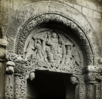 Ely Cathedral: Schnitzerei über der Tür des Priors von Frederick H. Evans