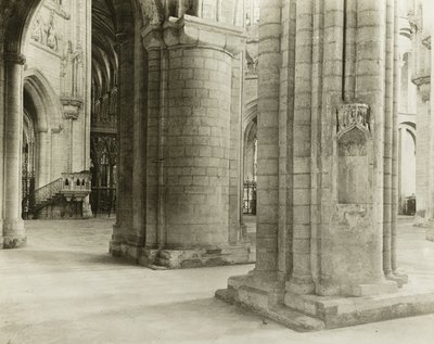 Kathedrale von Ely: Oktogon zum Chor vom nördlichen Kirchenschiff von Frederick Henry Evans