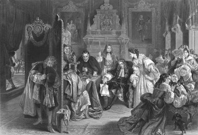 Jakob II. erhält Nachricht von der Landung des Prinzen von Oranien von Frederick Heath