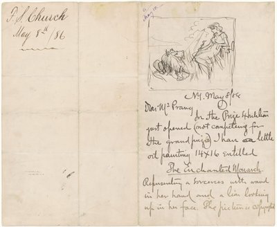 Studie nach "Der verzauberte Monarch" von Frederick Stuart Church