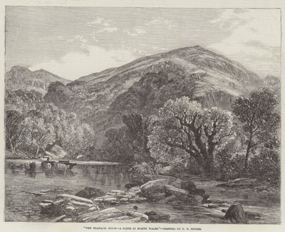 Die ruhige Stunde, eine Szene in Nordwales von Frederick William Hulme