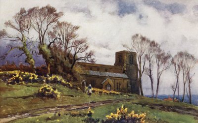 Burton Dassett Kirche von Frederick William Newton Whitehead