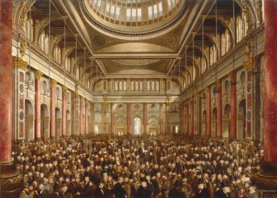Innenraum der Manchester Exchange von Frederick and Saunders H.L. (19th Century) Sargent