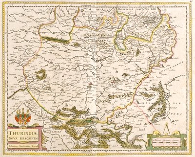 Thüringen, Deutschland von Frederick de Wit