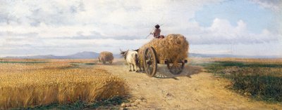 Weizenfeld, um 1868 von Frederico Rossano