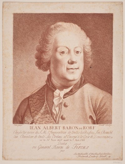 Russischer Gesandter Baron Korf von Frederik Ludvig  Bradt