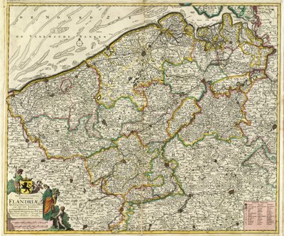 Novissima et Accuratissima Comiatus Flandriæ von Frederik de Wit