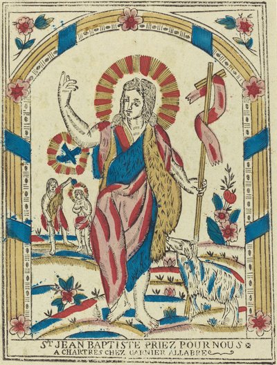 Heiliger Johannes der Täufer, bitte für uns von French 19th Century