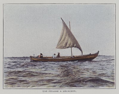 Eine Schaluppe in Arcachon, Frankreich von French Photographer