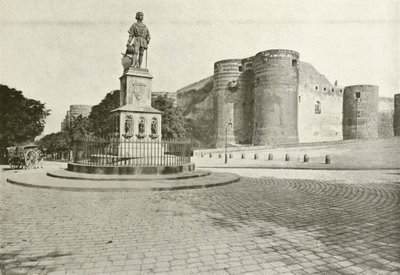 Angers, Statue des Königs René von French Photographer