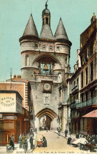 Bordeaux, Frankreich, der Turm der großen Glocke von French Photographer