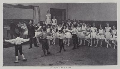 Jungen in einer Ballettklasse von French Photographer