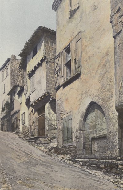 Bruniquel, Hauptstraße von French Photographer