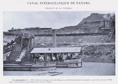 Panamakanal, Arbeiten an der Culebra von French Photographer