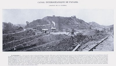 Panamakanal, Arbeiten an der Culebra von French Photographer