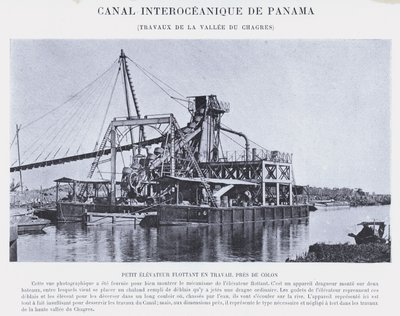Panamakanal, Arbeiten im Tal des Chagres von French Photographer
