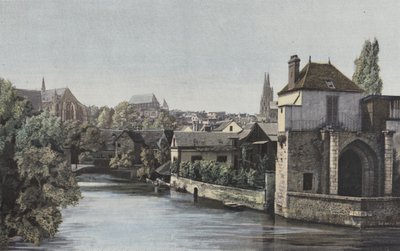 Chartres, Blick von der Courtille-Brücke von French Photographer