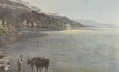 Chindrieux, Schloss Chatillon und Lac du Bourget von French Photographer