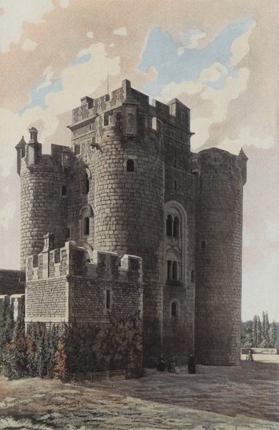 Ciron, Schloss Romefort, Gesamtansicht Südost von French Photographer