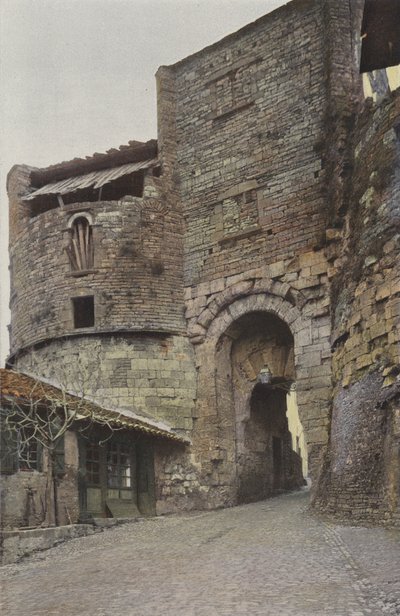 Cordes, Stadttor von French Photographer