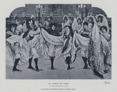 Tänzer im Jardin de Paris von French Photographer