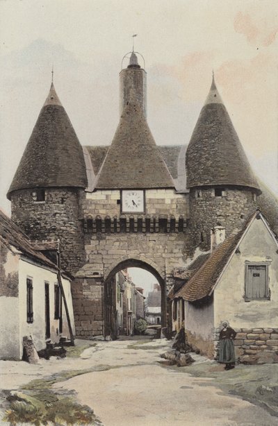 Déols, Altes Stadttor von French Photographer
