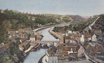 Dinan und die untere Rance, Blick vom Viadukt Lanvallay von French Photographer