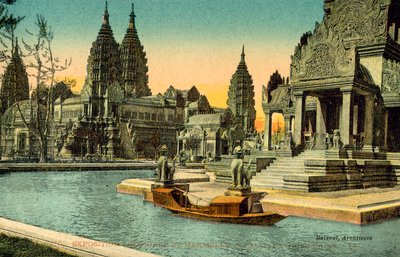Kolonialausstellung von Marseille, Palast von Indochina von French Photographer