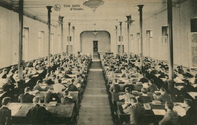 Französisches Schulklassenzimmer. Saint-Roch, Ferrieres. Postkarte gesendet am 25. Oktober 1913. von French Photographer