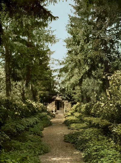 Gartenweg im Garten von Claude Monet, Giverny von French Photographer