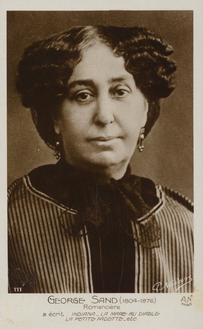 George Sand (1804-1876), französischer Romanautor von French Photographer