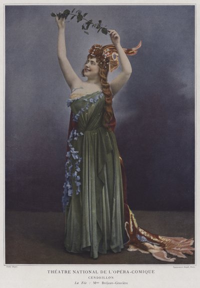 Georgette Brejean-Graviere als die Fee in Cendrillon von French Photographer