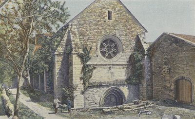 Ginals, Abtei von Beaulieu, Kirche, Gesamtansicht NW von French Photographer