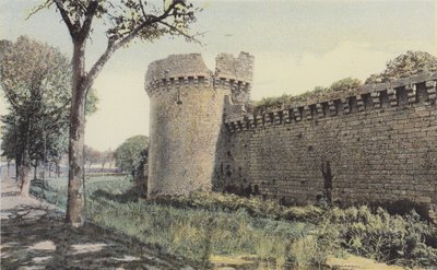 Guerande, Die Stadtmauern und der Turm Gaudinais von French Photographer
