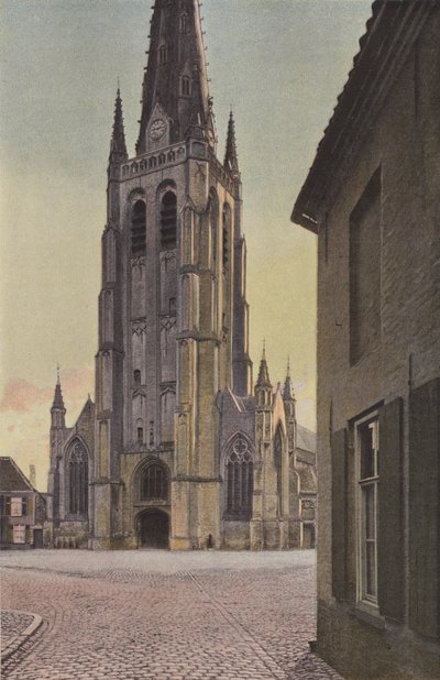 Hondschoote, Kirche, Fassade O von French Photographer